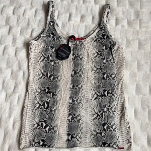 NWT n:PHILANTHROPY Black & White Snake Print Tank